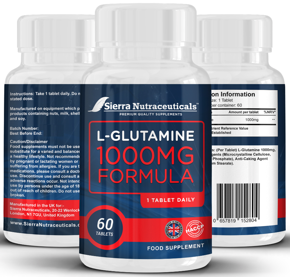 L-Glutamine Supplement for Immune Support,   Digestive Health, Muscle Recovery & Mood Enhancement.   Lose weight, Burn Fat & Build Muscle Fast.